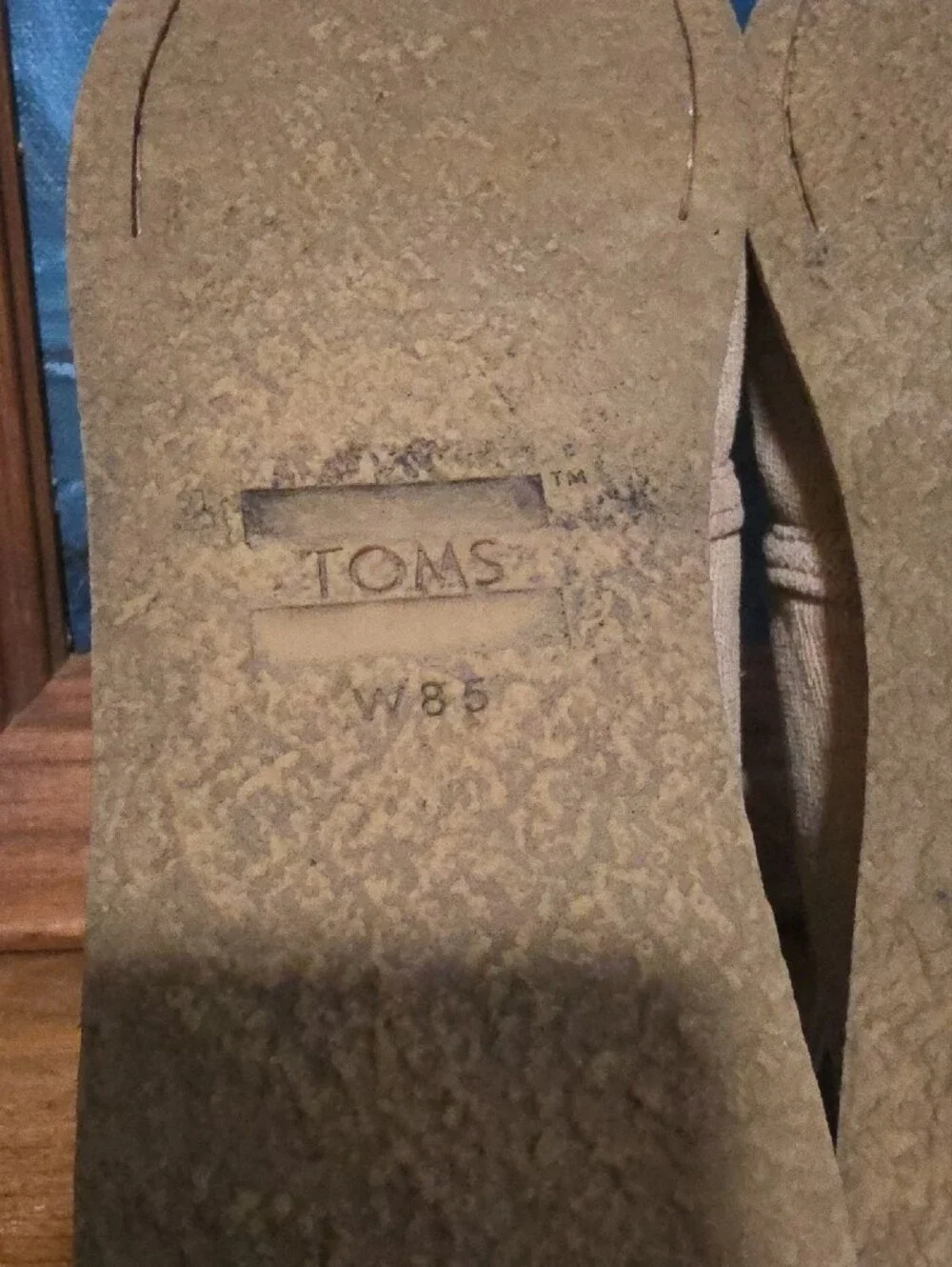 Toms Women's Chukka Boots in Tan Canvas, W 8.5